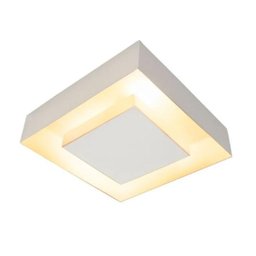 Luminaria de Teto Plafon Sobrepor 35 Cm X 35 Cm Soquete E27 Quarto, Sala, Cozinha, Closet Bivolt - 5
