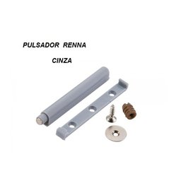 Fecho Pulsador Tip-on Cinza Port/gav. Magnético 10 Pçs - 1