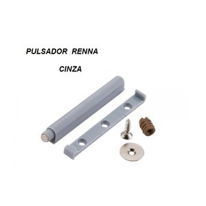 Fecho Pulsador Tip-on Cinza Port/gav. Magnético 10 Pçs
