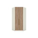 Ver imagem 1 de Módulos de Quarto Seletto Closet de Canto Oblíquo Mc05 C/ 2 Portas e 3 Gavetas Areia/jequitibá -