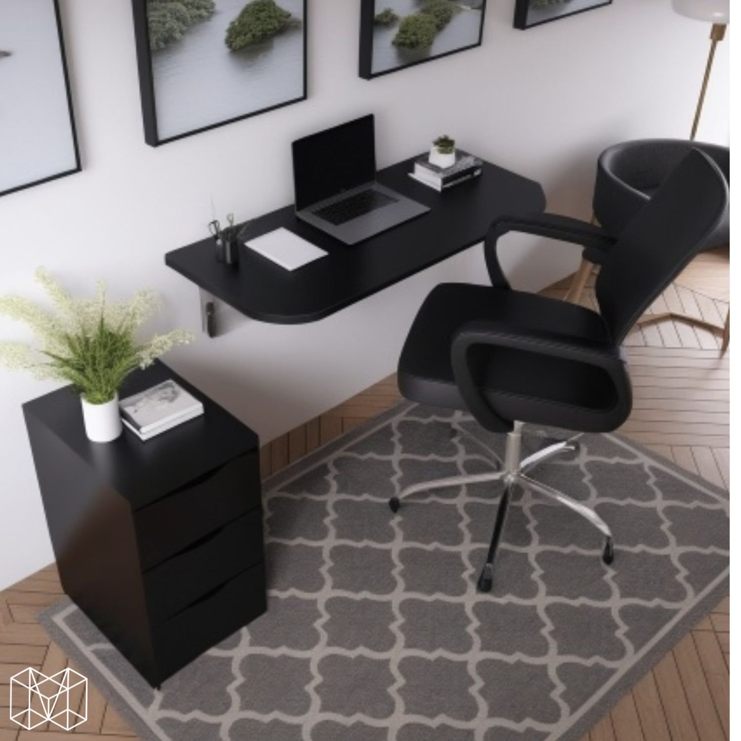 Mesa Retrátil Preta 66x35x1,5 – a Solução Elegante para Cozinha e Escritório