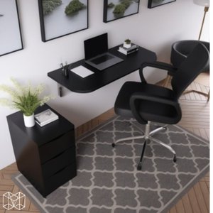 Mesa Retrátil Preta 66x35x1,5 – a Solução Elegante para Cozinha e Escritório