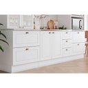 Ver imagem 6 de Kit Cozinha Modulada 4 Peças Americana 1 Aéreo + Balcão + 2 Paneleiros C5p40 Branco