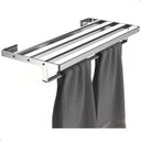 Ver imagem 1 de Porta Toalhas de Banho Inox Duplo Toalheiro Hotel Empire