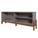 Ver imagem 5 de Rack TV Z30 75" 188cm MDP Porta de Correr Grigio Fosco e Canela Mpozenato