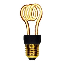Lâmpada Filamento Led Arco Espiral Branco Quente 4W Bivolt - 1