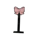 Ver imagem 1 de Expositor de Laços em Acrílico - Preto com Rosa