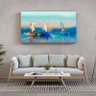 Quadro Decorativo Tela Canvas Paisagem Blue Harbor - 200x120 Cm - 1