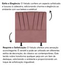 Ver imagem 5 de Cabeceira Casal Queen Size Cama Estofada 160 Cm Lile Veludo Rosé
