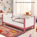 Ver imagem 3 de Design Nuvem Branco Rosa Cama Infantil Juvenil para Quarto Menina Encantador Moderno Premium