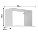 Ver imagem 3 de Aéreo P/forno ou Microondas 60cm 100% Mdf Phoenix Móvel na Caixa