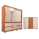 Ver imagem 1 de Guarda Roupa Caemmun Optimus Lux com Cômoda Pegasus 5 Gavetas