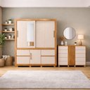 Ver imagem 2 de Guarda Roupa Caemmun Optimus Lux com Cômoda Pegasus 5 Gavetas