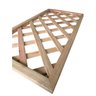 Kit 2 Unidades Treliça Decorativa de Madeira sem Borda 60cmx120cm Madeira do Brasil - 2