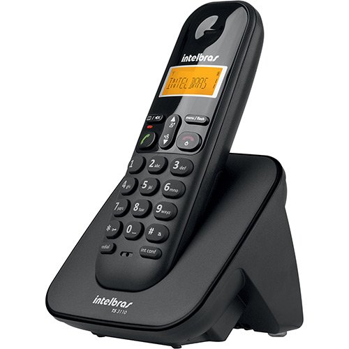 Telefone Intelbras TS 3110 sem Fio - Preto