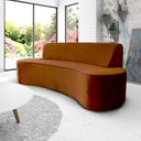 Ver imagem 2 de Sofá 3 Lugares 180cm Mônaco Veludo Camel - Nexta Casa