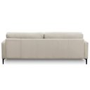 Ver imagem 5 de Sofá 3 Lugares para Sala Living Industrial 240cm Amélie L06 Couro Off White - Lyam Decor