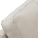 Ver mais imagens de Sofá 3 Lugares para Sala Living Industrial 240cm Amélie L06 Couro Off White - Lyam Decor