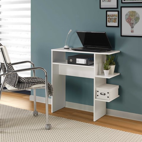 Mesa De Estudo Escrivaninha Pequena Rústico Lar