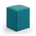 Ver imagem 3 de Poltrona Alya com Puff Izar Suede Azul Turquesa Aradecor