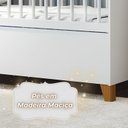 Ver imagem 7 de Conjunto Quarto de Bebê Completo Americano Magia 3 Peças Guarda- Roupa/ Berço Cama Americano/ Cômoda