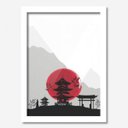 Ver imagem 1 de Quadro Decorativo Japão 33cmx24cm Los Quadros