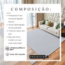 Ver imagem 5 de Tapete Sala Quarto Zig Zag Moderno Elegante 1,40m X 2,00m Antiderrapante Decorativo Cinza