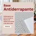Ver imagem 6 de Tapete Sala Quarto Zig Zag Moderno Elegante 1,40m X 2,00m Antiderrapante Decorativo Cinza
