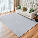 Ver imagem 3 de Tapete Sala Quarto Zig Zag Moderno Elegante 1,40m X 2,00m Antiderrapante Decorativo Cinza