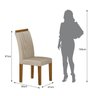 Conjunto Sala de Jantar 8 Cadeiras Miami Yescasa - 6