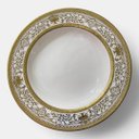 Ver imagem 4 de Jogo de Aparelho de Jantar em Porcelana Branco e Dourado 62 Peças 45x63x57cm