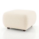Ver imagem 6 de Puff Sala KIT2 Orgânico Nara 60 cm Base Fixa Moderno Bouclê Ted D03 - D'Rossi