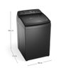 Máquina de Lavar Brastemp 15kg com Timer Pro Cinza Platinum Bwt15a9 - 127v - 7