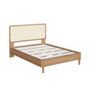Ver imagem 2 de Cama Casal com Cabeceira Fixa 138cm Palhinha Oslo Hanover 27055