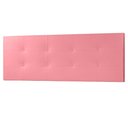 Ver imagem 6 de Kit Painel e Calçadeira Baú King 1,95m Berlim Suede Rosa - Pallazio