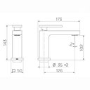 Ver imagem 2 de Misturador de Mesa P/ Lavatorio New Edge Cromado - 925306