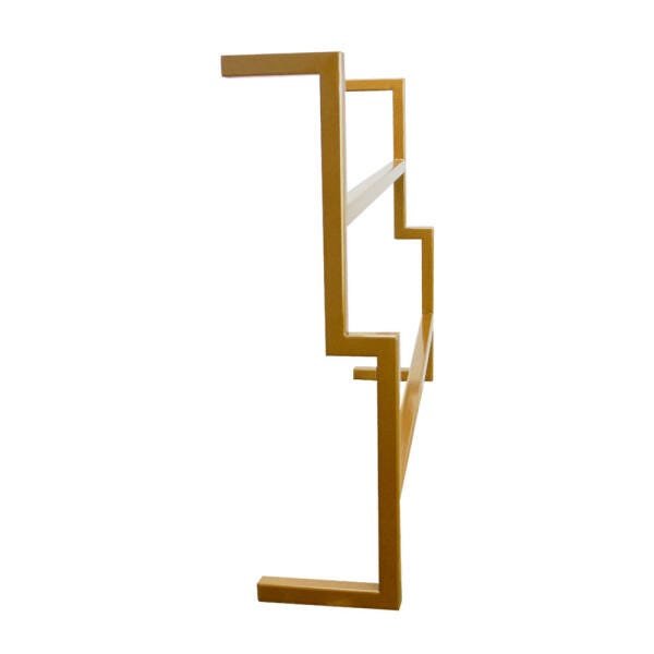 Porta Toalha de Banho Industrial Metálico 60 cm - D'Rossi - Dourado - 3