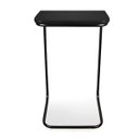 Ver imagem 4 de Mesa Lateral Tampo Multiuso Para Sofá Base Preto - D’Rossi - Preto