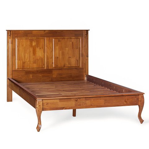 Cama Queen 160cm em Madeira Maciça Hannover 60835 Linz Móveis