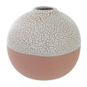 Ver imagem 2 de Vaso Decorativo em Ceramica Terracota 7,3x7,8x7,8cm Florarte