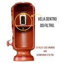 Ver imagem 4 de Vela Cerâmica Com Carvão Ativado Para Filtro De Barro Água Bebedouro