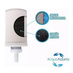 Vela Cerâmica Com Carvão Ativado Para Filtro De Barro Água Bebedouro - 2