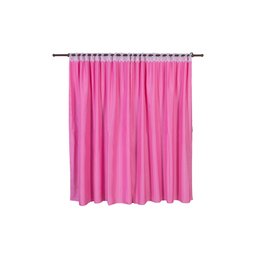 Cortina 2,00 M X 1,50 M com Passa Varão de Renda:rosa - 1