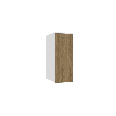 Aéreo Maleiro Alto 1 Porta 36cm Linha Modulado Adapt N551 Kappesberg - Branco/nogueira