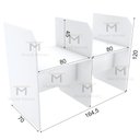 Ver imagem 3 de ESTAÇÃO DE TRABLHO DUPLO M287 (LOJA, ATENDIMENTO) MUNDI MOVEIS