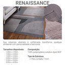 Ver imagem 5 de Tapete Moderno Sala / Quarto Renaissance Genova - Tamanho 200 X 300 Cm - Cor Grafite 52 - J Serrano