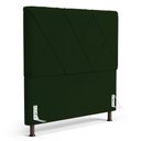 Ver imagem 1 de Cabeceira Cama Box Casal King Size Mel 195cm com Frame Veludo Verde - Desk Design