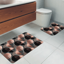 Ver imagem 1 de Tapetes para Banheiro 2 Peças Círculos Premium