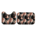 Ver imagem 2 de Tapetes para Banheiro 2 Peças Círculos Premium