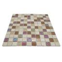 Ver imagem 3 de Pastilha de Vidro para Cozinha Banheiro Coral Mescla 30x30cm